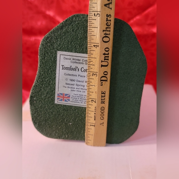 Tom Fools Cottage David Winter Cottages TOM FOOL'S COTTAGE #9 ISSUED 1991 - Picture 8 of 10